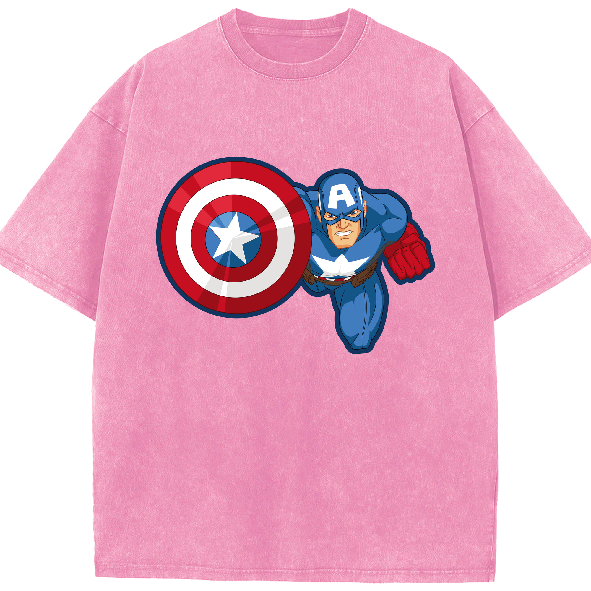 （画像用） アベンジャーズ The Avengers 綿100% ヴィンテージ風 半袖Tシャツ（フロントプリント）